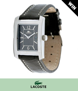Win this men's Lacoste watch worth £140.00